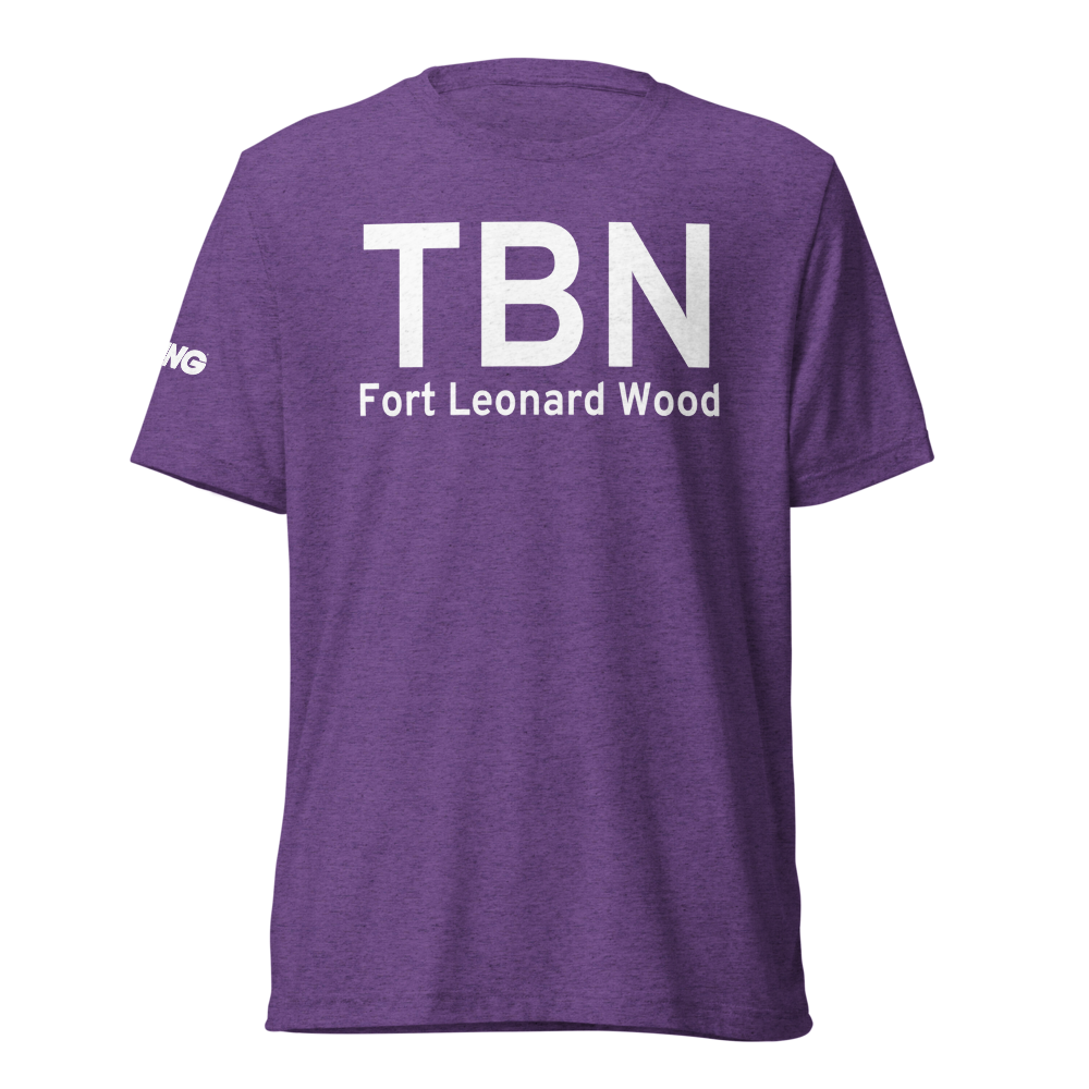Fort Leonard Wood (KTBN) Airport Tri-blend T-Shirt 