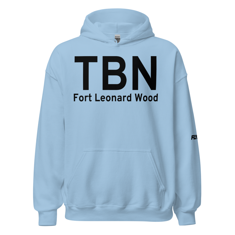Fort Leonard Wood (KTBN) Airport Hoodie Sweatshirt 