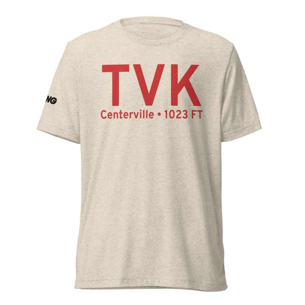 Centerville (KTVK) Airport Tri-blend T-Shirt 