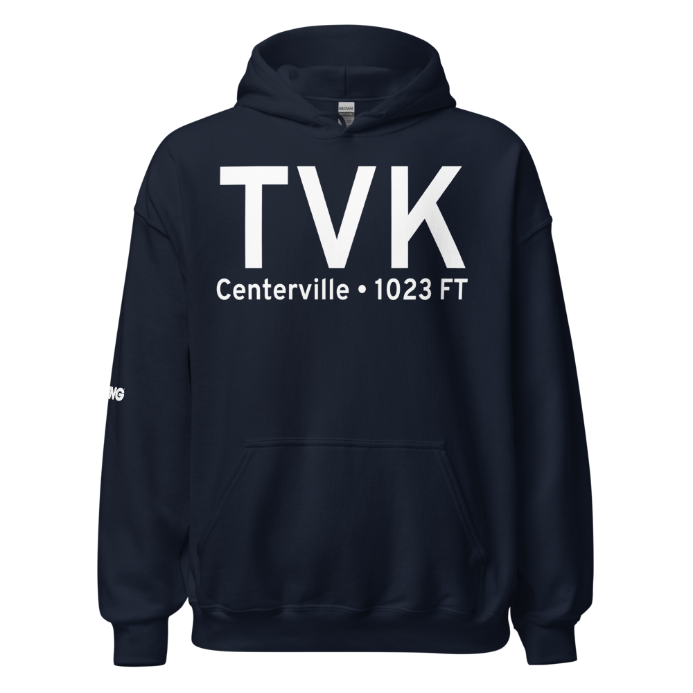 Centerville (KTVK) Airport Hoodie Sweatshirt 