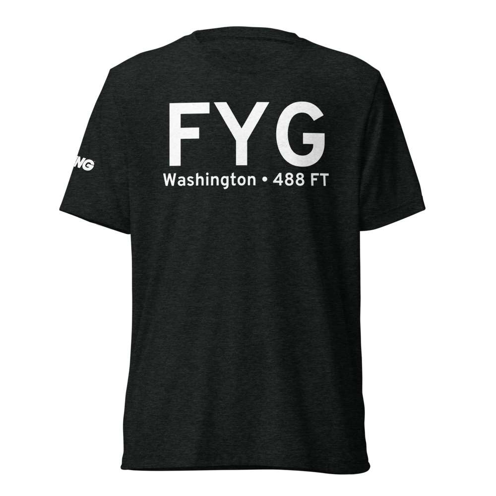 Washington (KMO6) Airport Tri-blend T-Shirt 