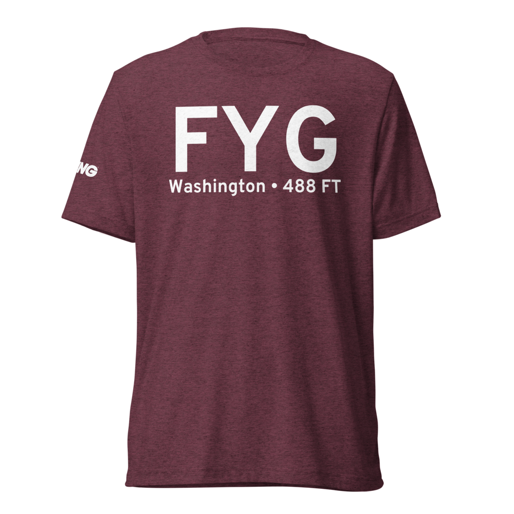 Washington (KMO6) Airport Tri-blend T-Shirt 