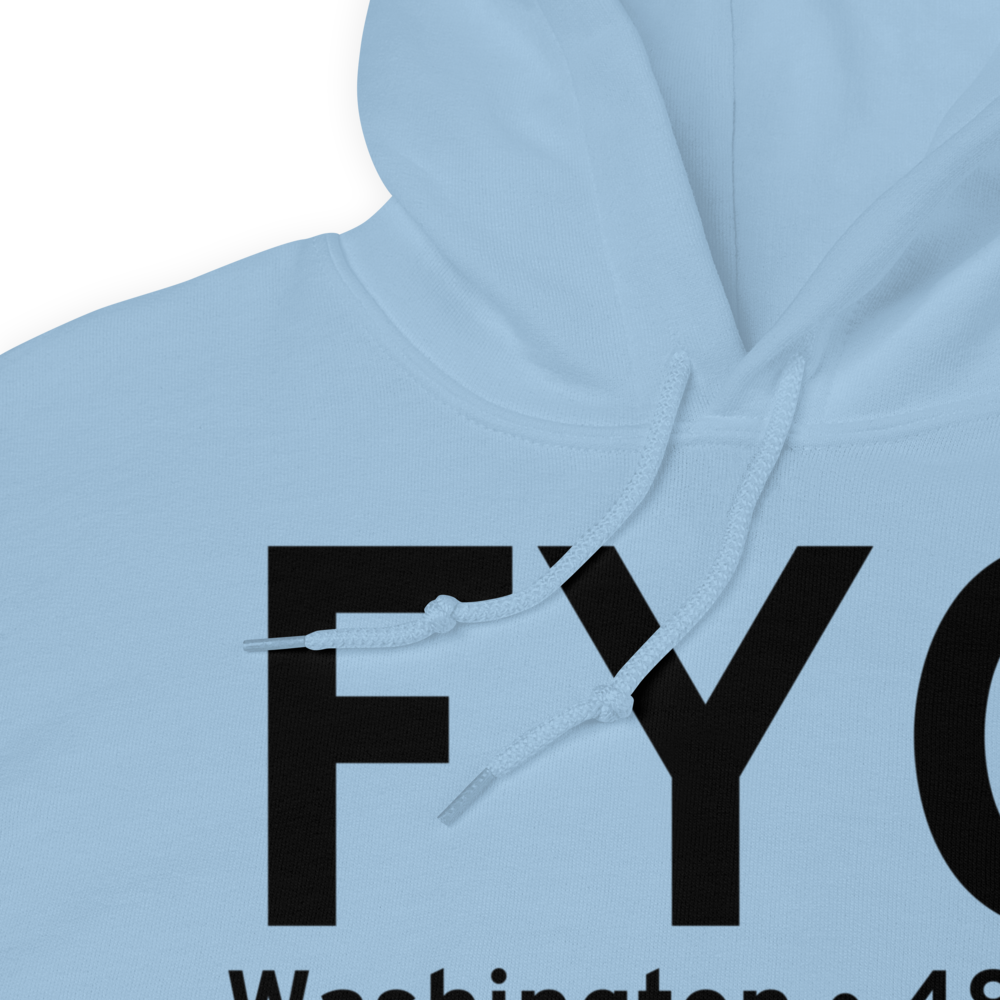 Washington (KMO6) Airport Hoodie Sweatshirt 