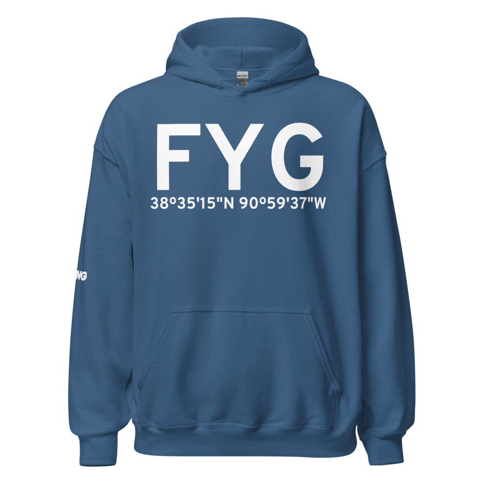 Washington (KMO6) Airport Hoodie Sweatshirt 