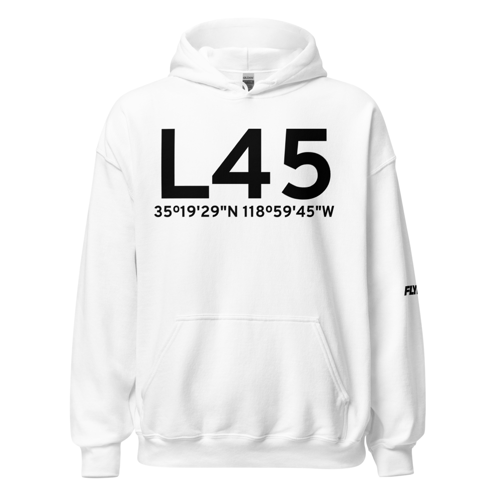 Bakersfield (KL45) Airport Hoodie Sweatshirt 