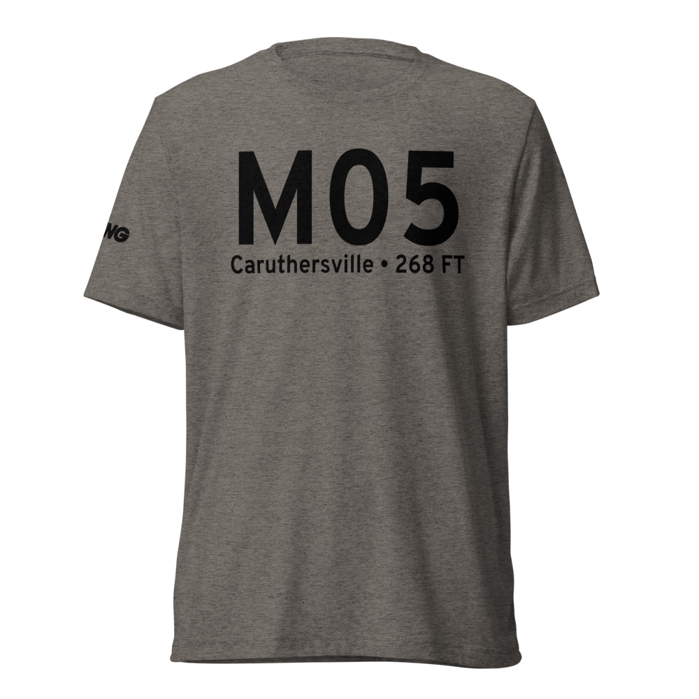 Caruthersville (KM05) Airport Tri-blend T-Shirt 