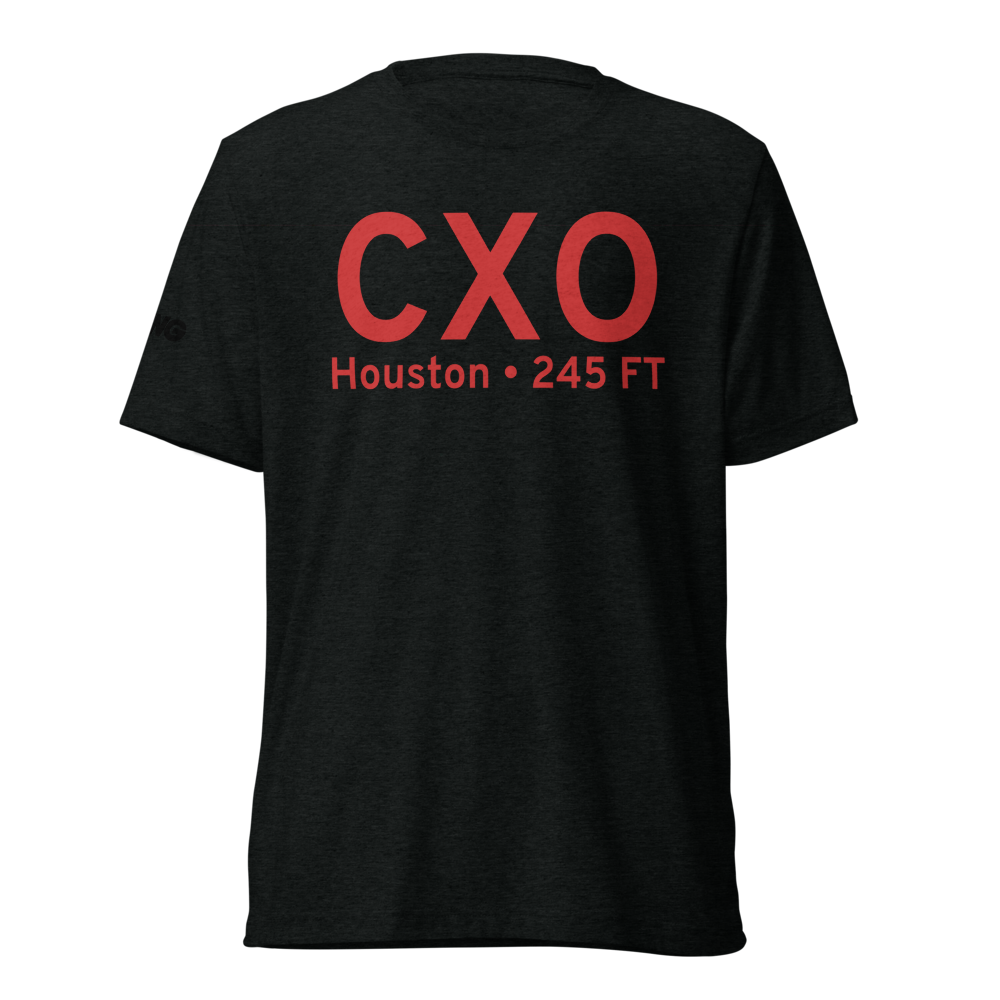 Houston (KCXO) Airport Tri-blend T-Shirt 