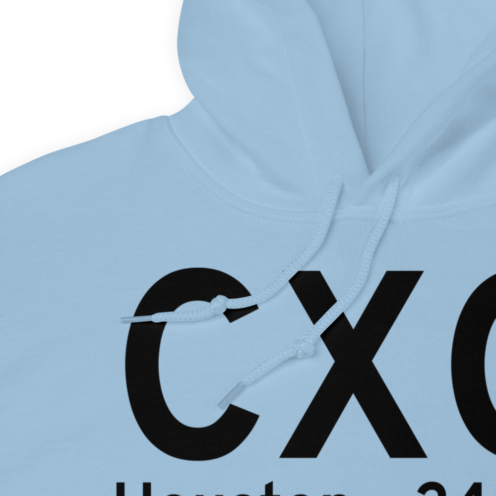 Houston (KCXO) Airport Hoodie Sweatshirt 