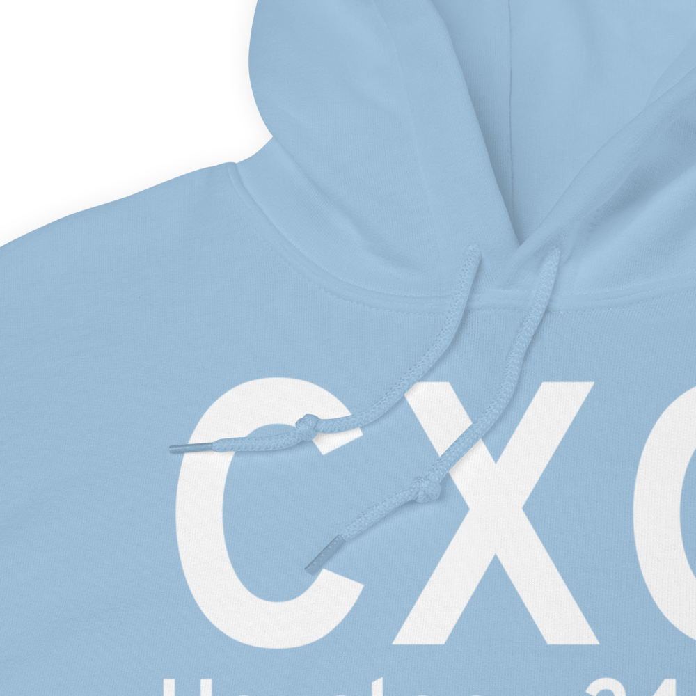 Houston (KCXO) Airport Hoodie Sweatshirt 