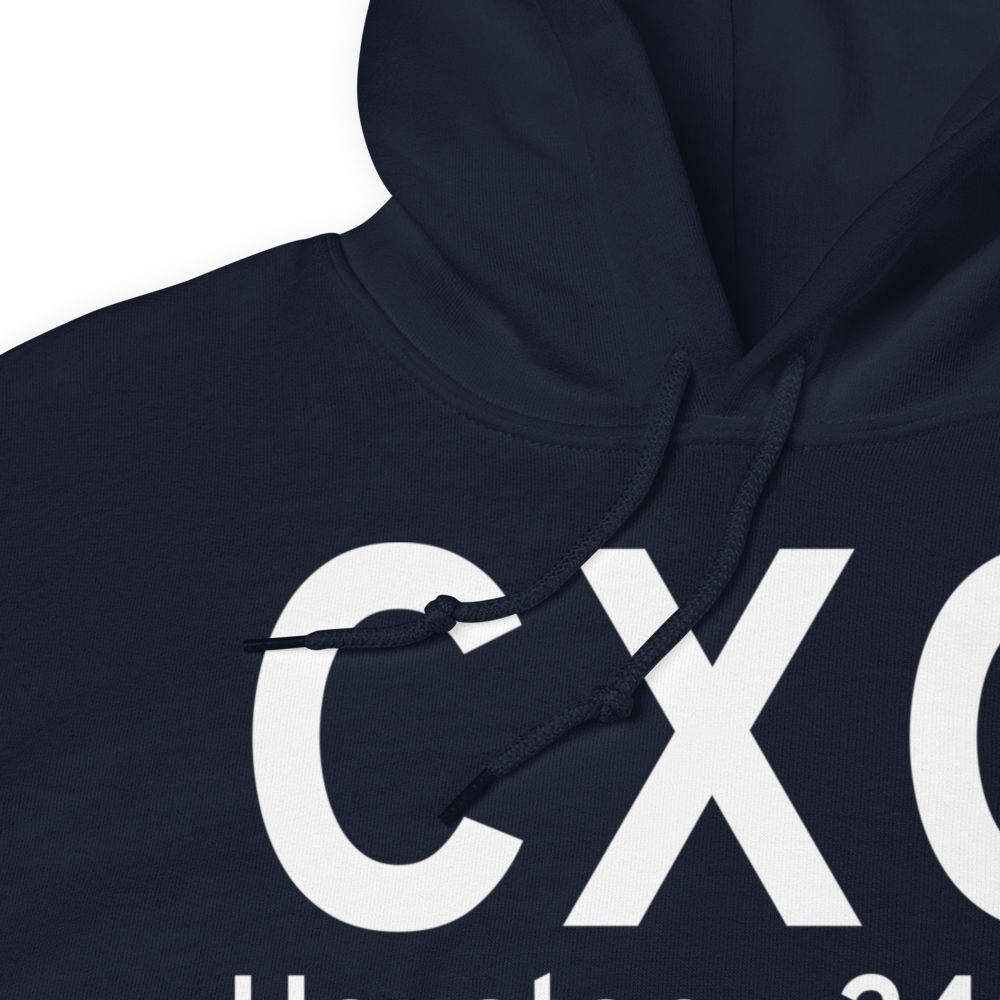 Houston (KCXO) Airport Hoodie Sweatshirt 