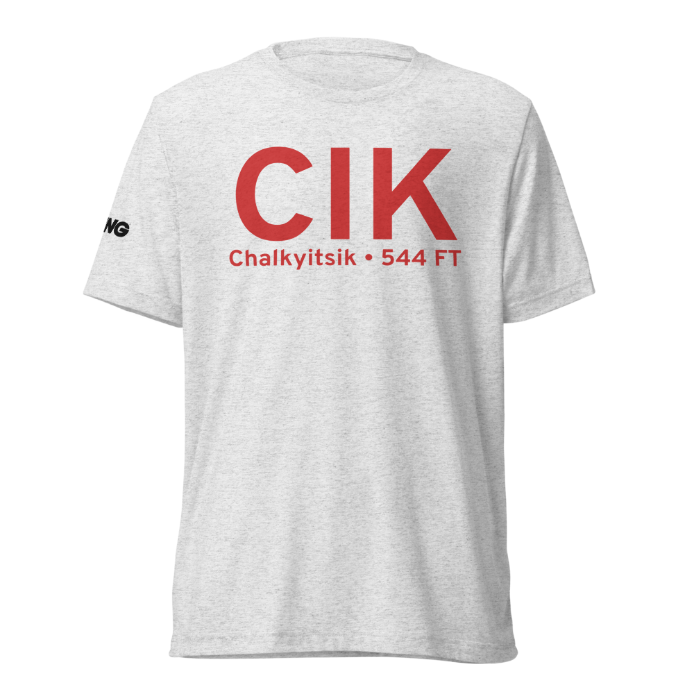 Chalkyitsik (PACI) Airport Tri-blend T-Shirt 