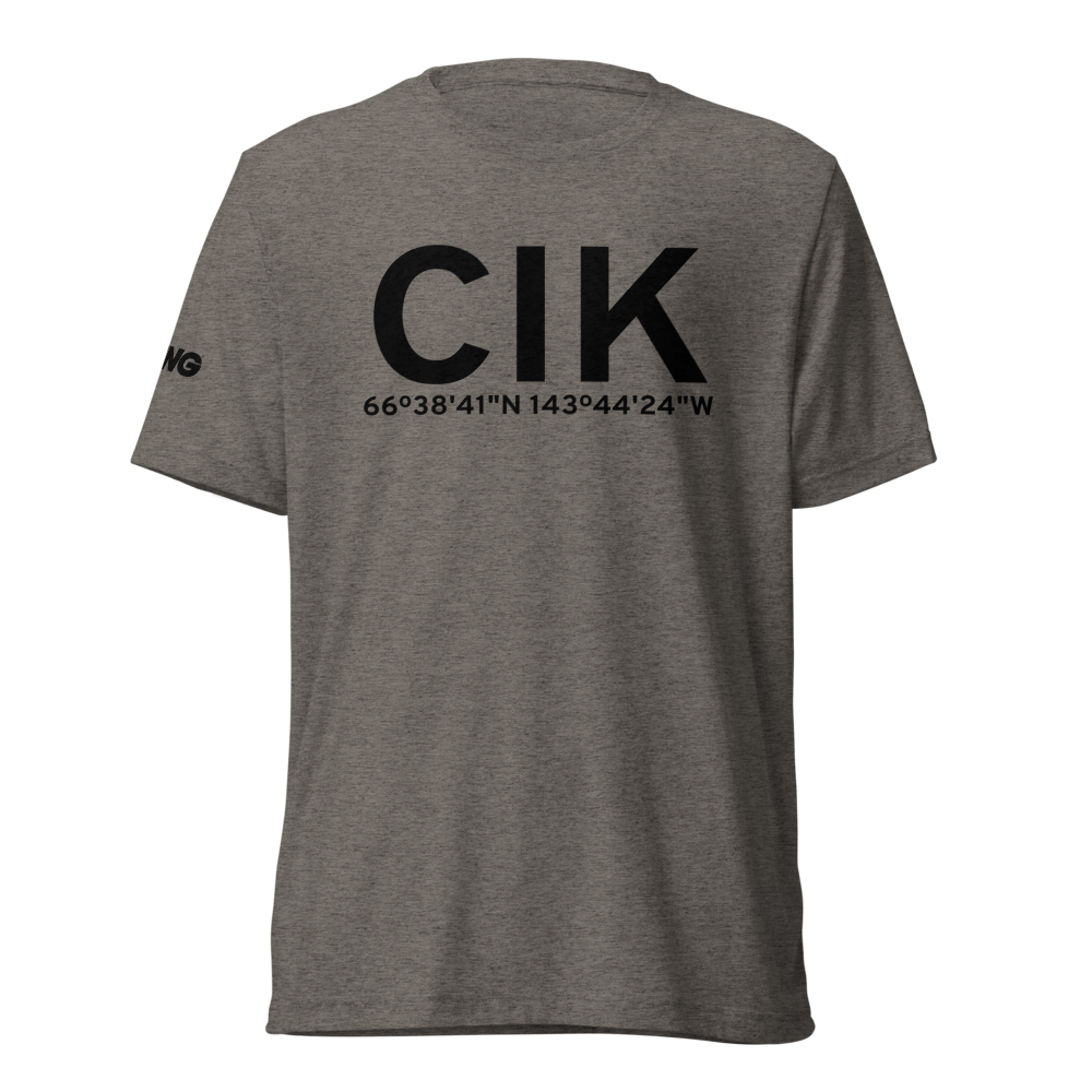 Chalkyitsik (PACI) Airport Tri-blend T-Shirt 