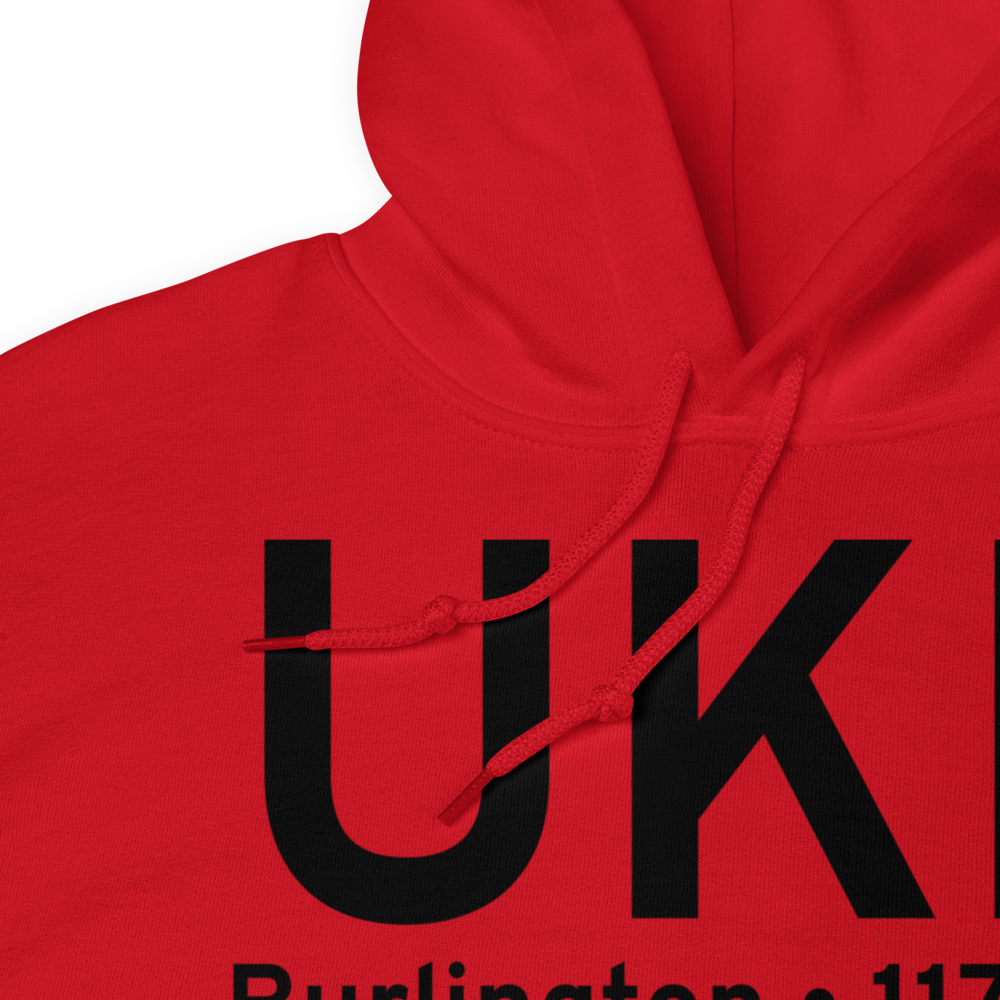 Burlington (KUKL) Airport Hoodie Sweatshirt 
