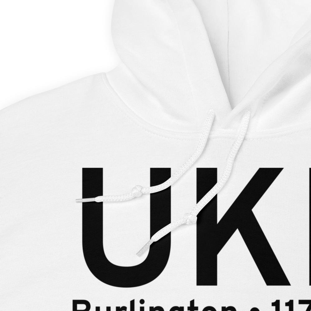 Burlington (KUKL) Airport Hoodie Sweatshirt 