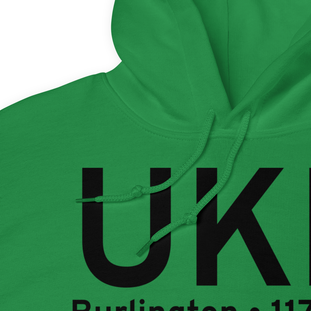 Burlington (KUKL) Airport Hoodie Sweatshirt 
