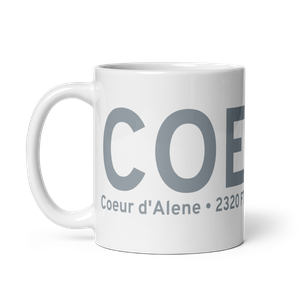 Coeur d'Alene (KCOE) Airport Mug