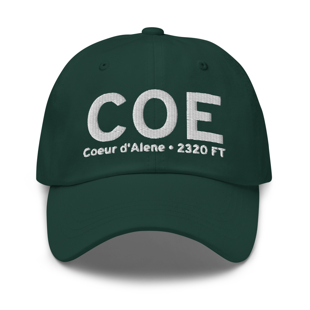 Coeur d'Alene (KCOE) Airport Hat 