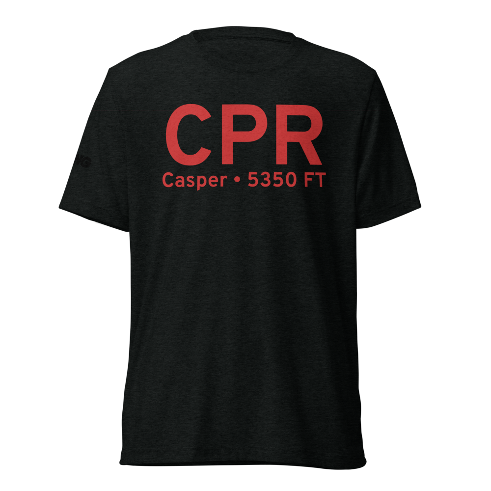 Casper (KCPR) Airport Tri-blend T-Shirt 