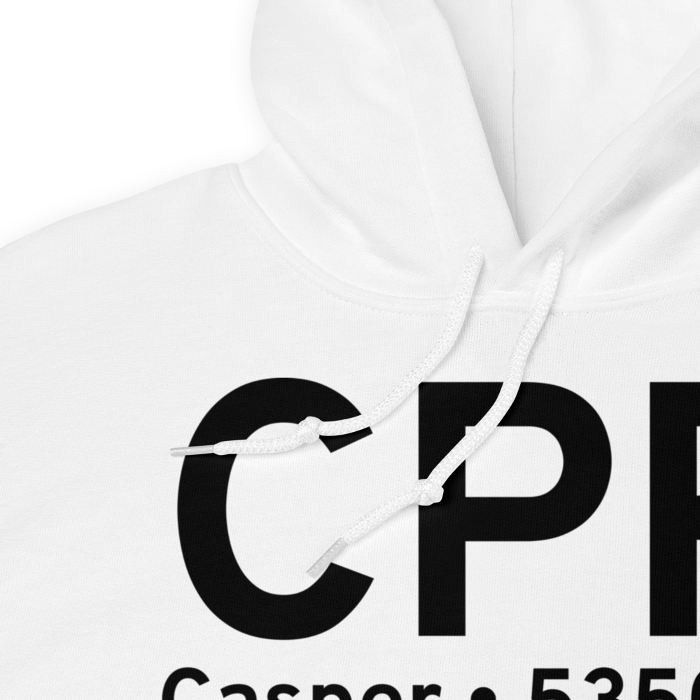 Casper (KCPR) Airport Hoodie Sweatshirt 