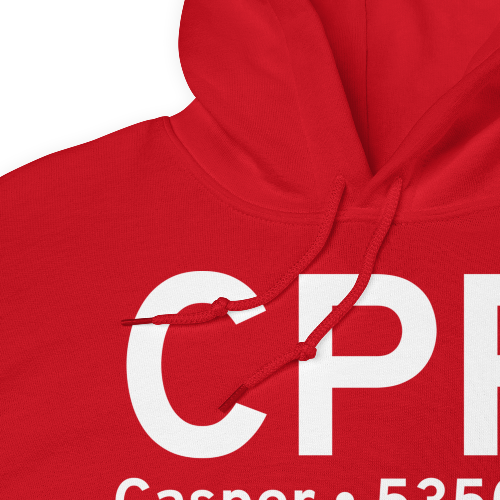 Casper (KCPR) Airport Hoodie Sweatshirt 