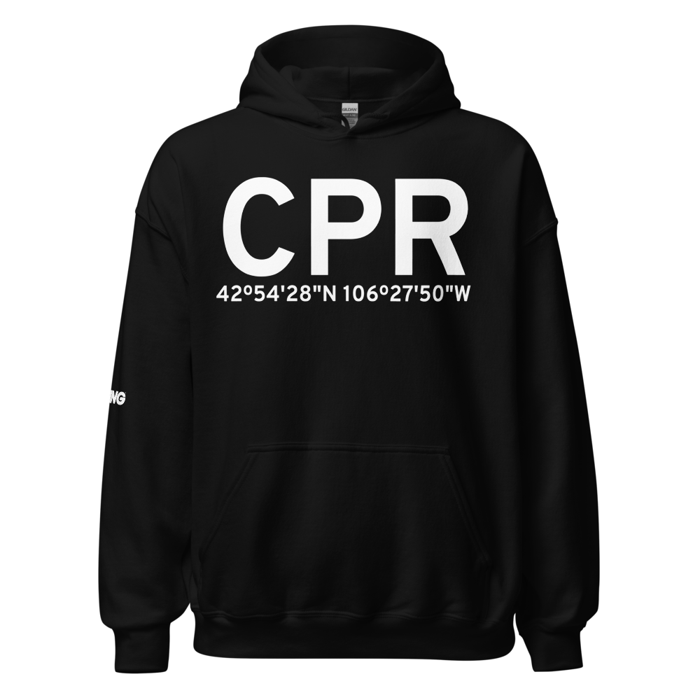 Casper (KCPR) Airport Hoodie Sweatshirt 