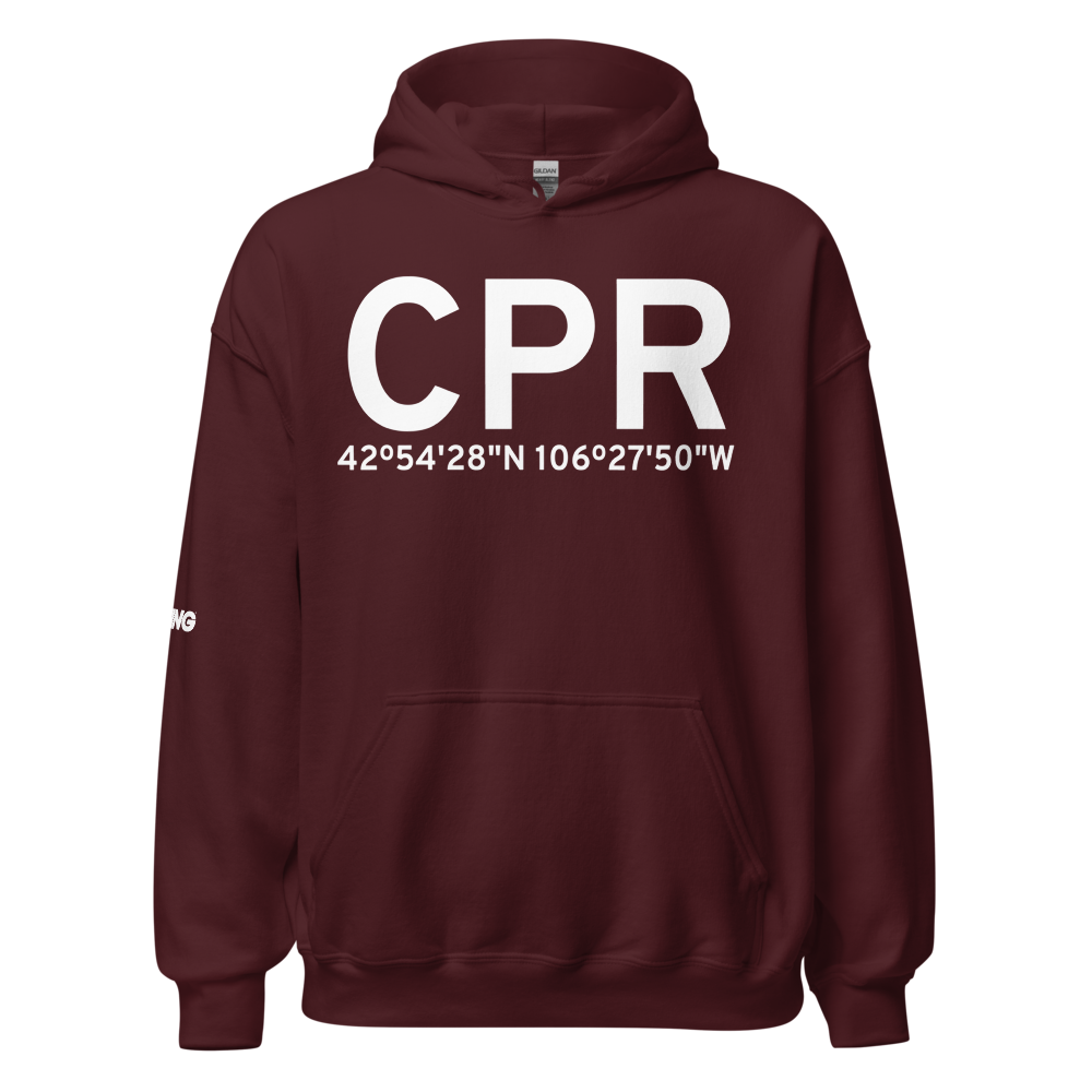 Casper (KCPR) Airport Hoodie Sweatshirt 
