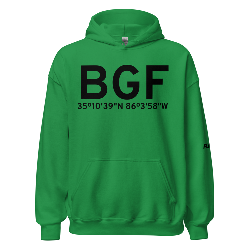 Winchester (KBGF) Airport Hoodie Sweatshirt 