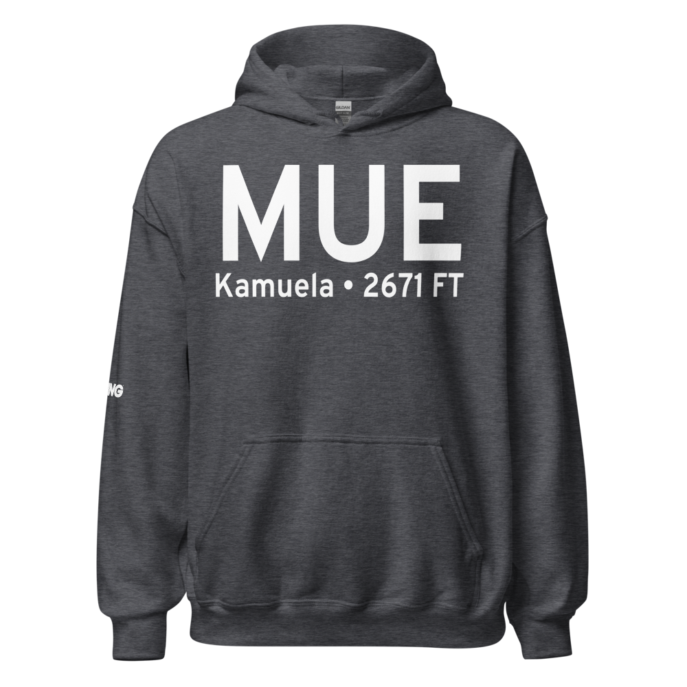 Kamuela (PHMU) Airport Hoodie Sweatshirt 