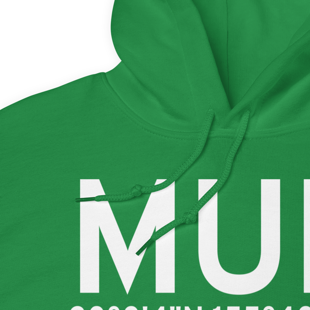 Kamuela (PHMU) Airport Hoodie Sweatshirt 