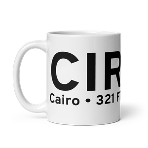 Cairo (KCIR) Airport Mug