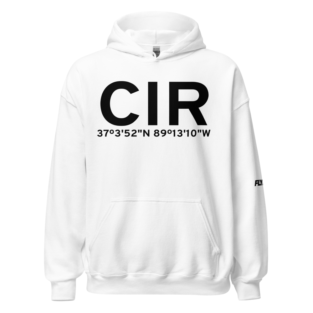 Cairo (KCIR) Airport Hoodie Sweatshirt 