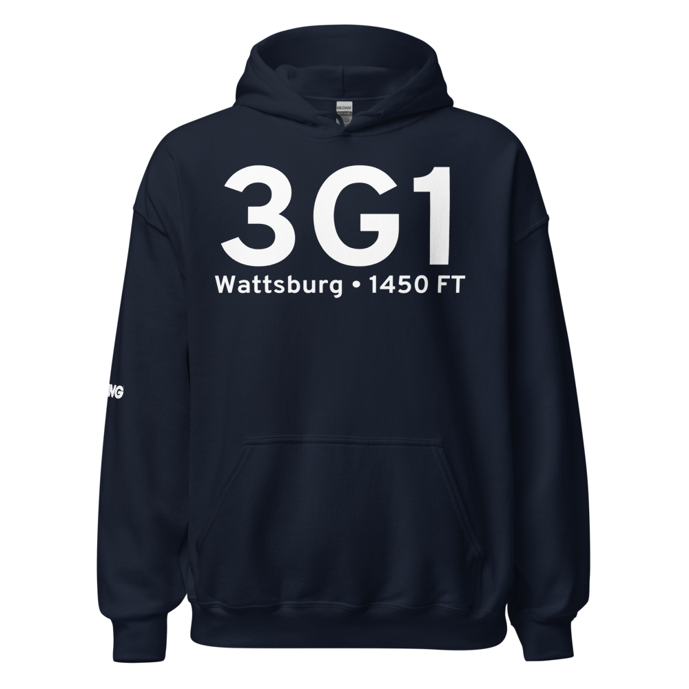 Wattsburg (K3G1) Airport Hoodie Sweatshirt 