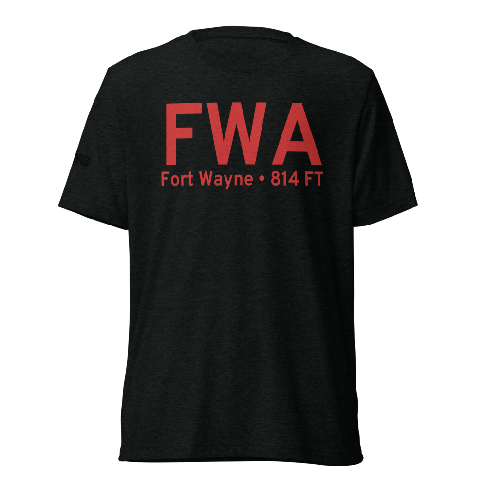 Fort Wayne (KFWA) Airport Tri-blend T-Shirt 