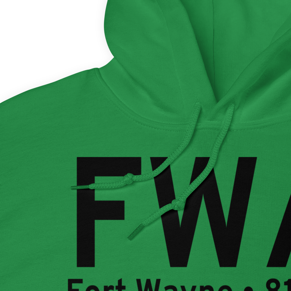Fort Wayne (KFWA) Airport Hoodie Sweatshirt 