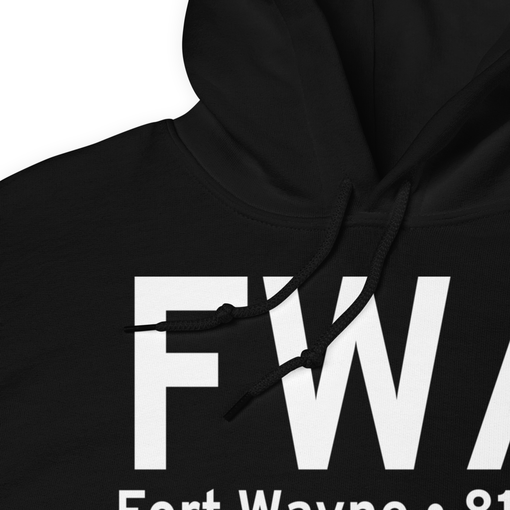 Fort Wayne (KFWA) Airport Hoodie Sweatshirt 