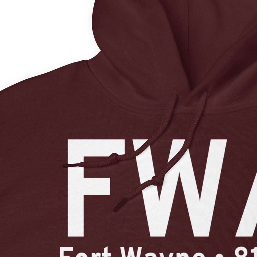 Fort Wayne (KFWA) Airport Hoodie Sweatshirt 