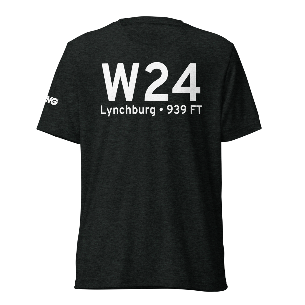 Lynchburg (W24) Airport Tri-blend T-Shirt 
