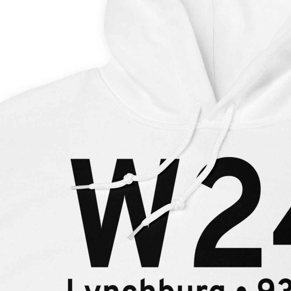 Lynchburg (W24) Airport Hoodie Sweatshirt 