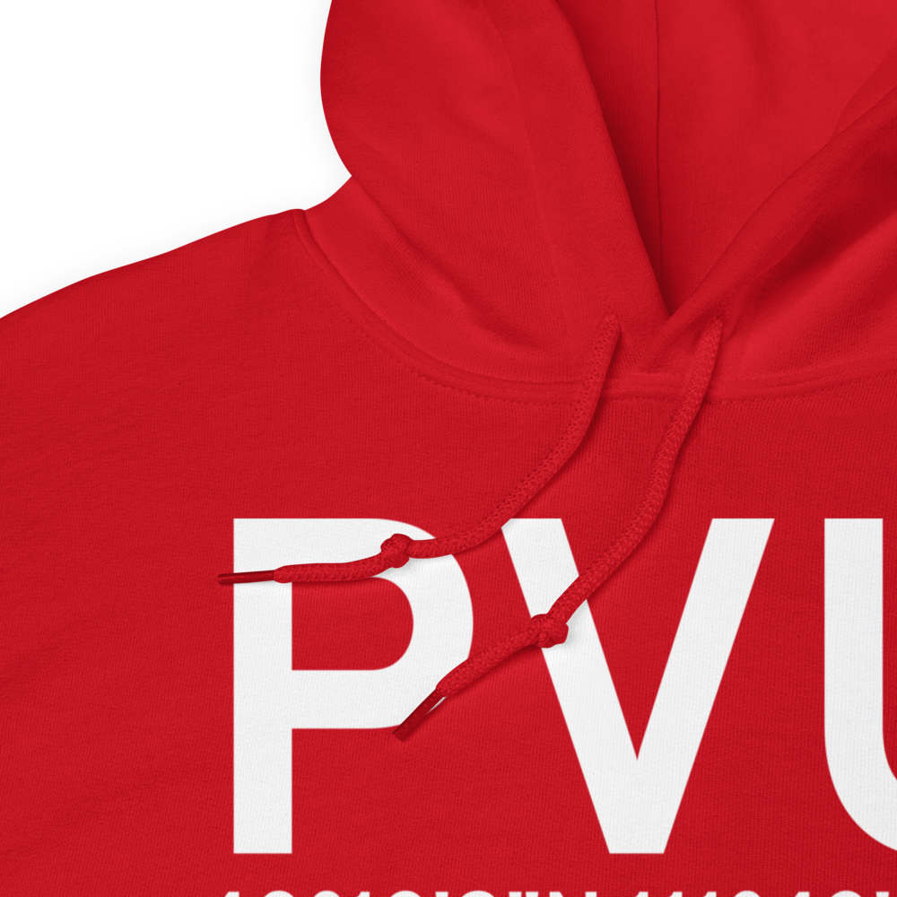 Provo (KPVU) Airport Hoodie Sweatshirt 