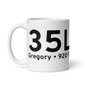 Gregory (35L) Airport Mug