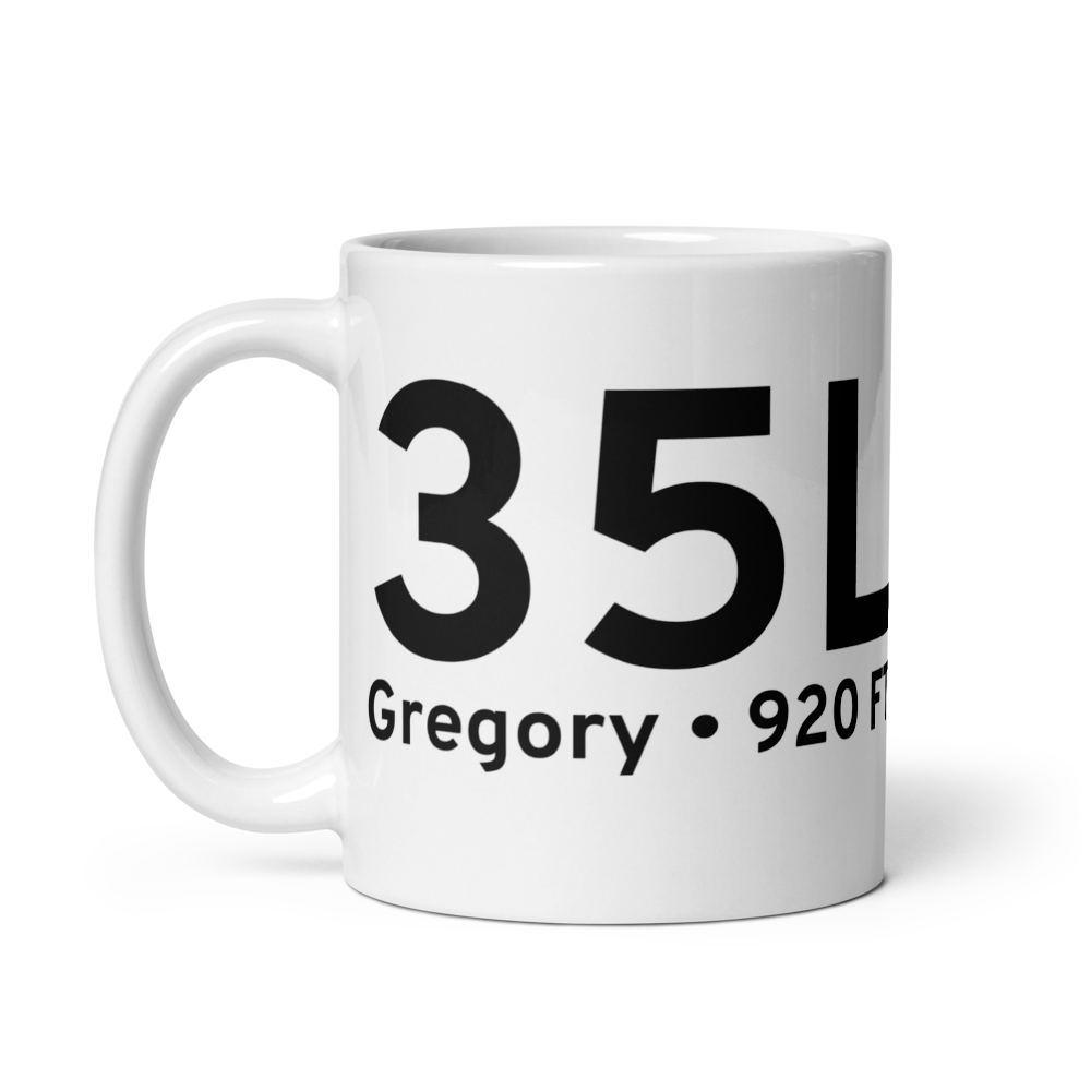Gregory (35L) Airport Mug 