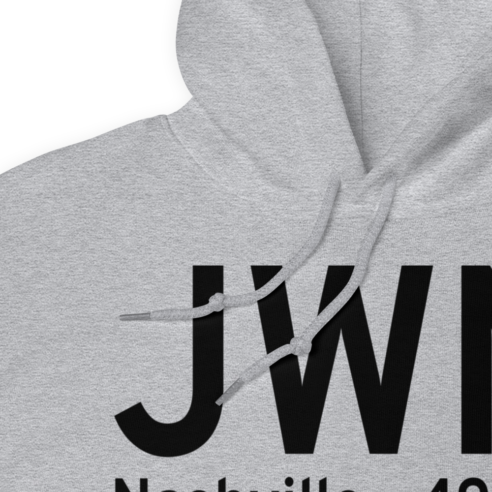 Nashville (KJWN) Airport Hoodie Sweatshirt 