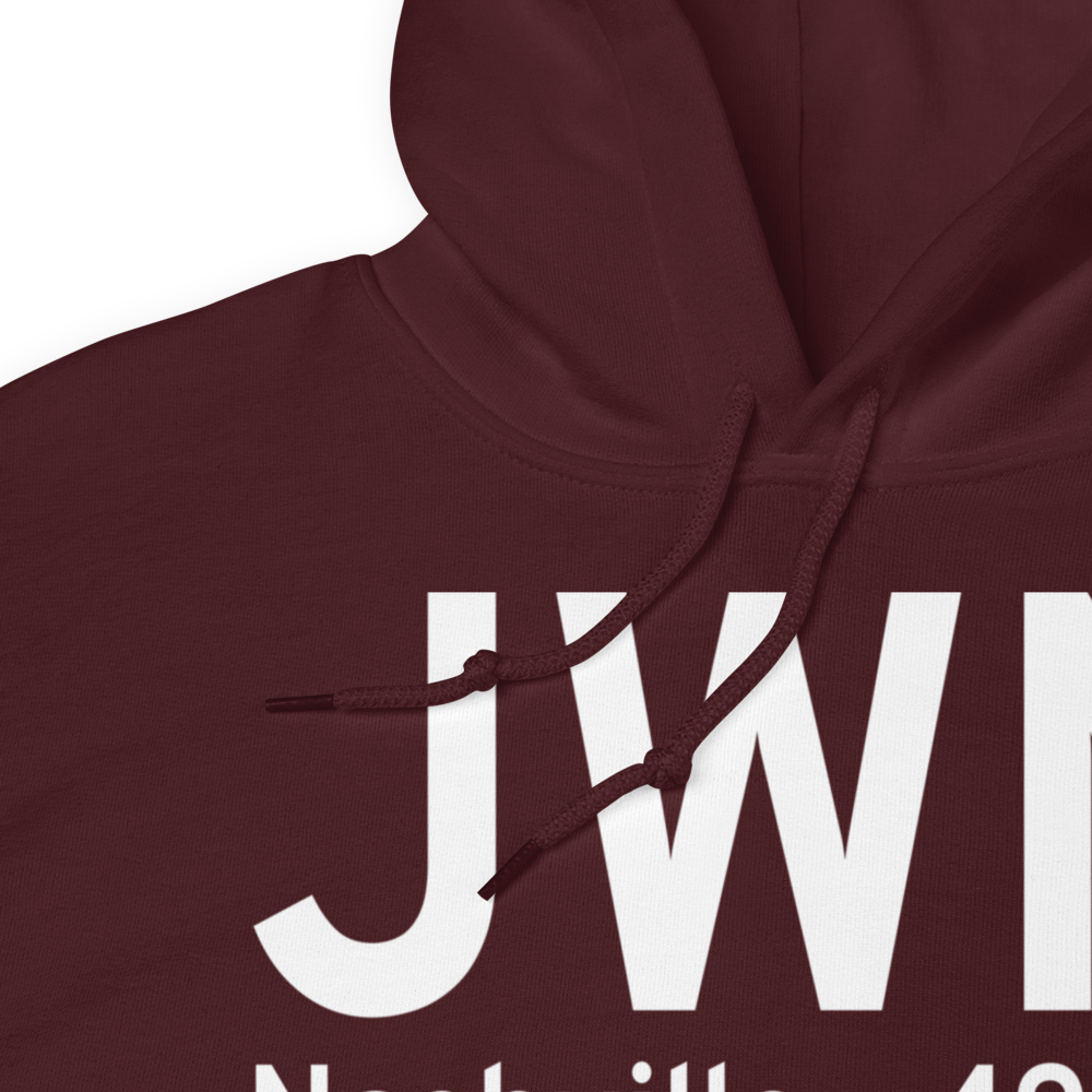 Nashville (KJWN) Airport Hoodie Sweatshirt 