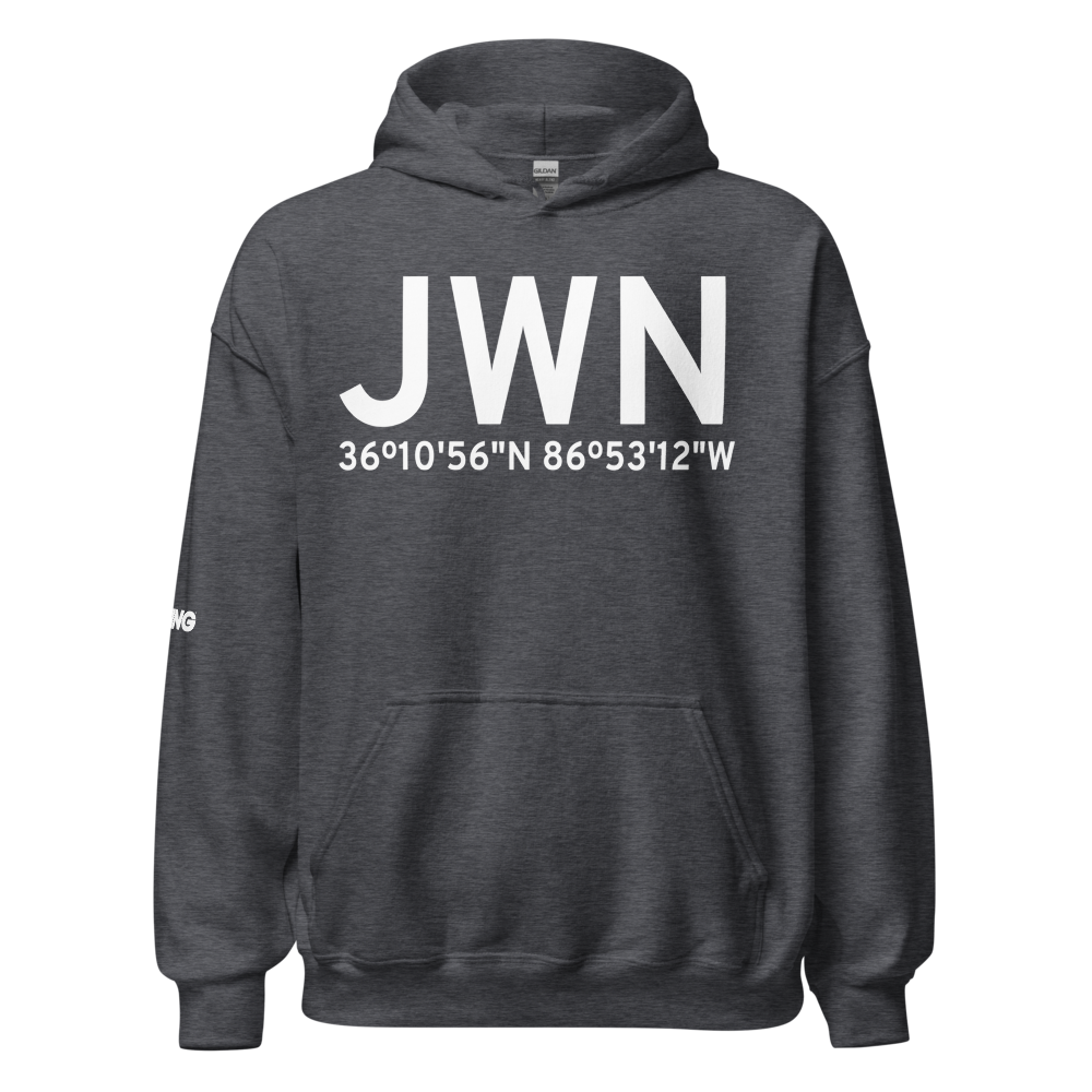 Nashville (KJWN) Airport Hoodie Sweatshirt 
