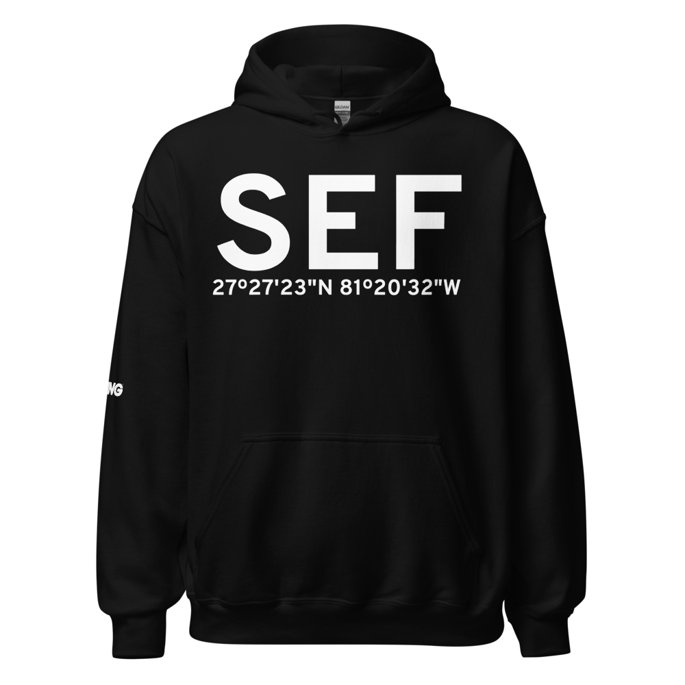 Sebring (KSEF) Airport Hoodie Sweatshirt 