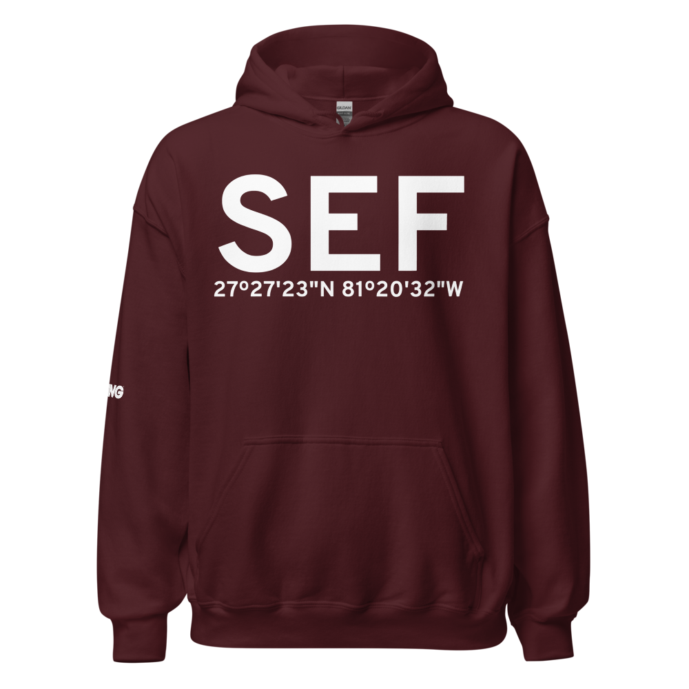 Sebring (KSEF) Airport Hoodie Sweatshirt 