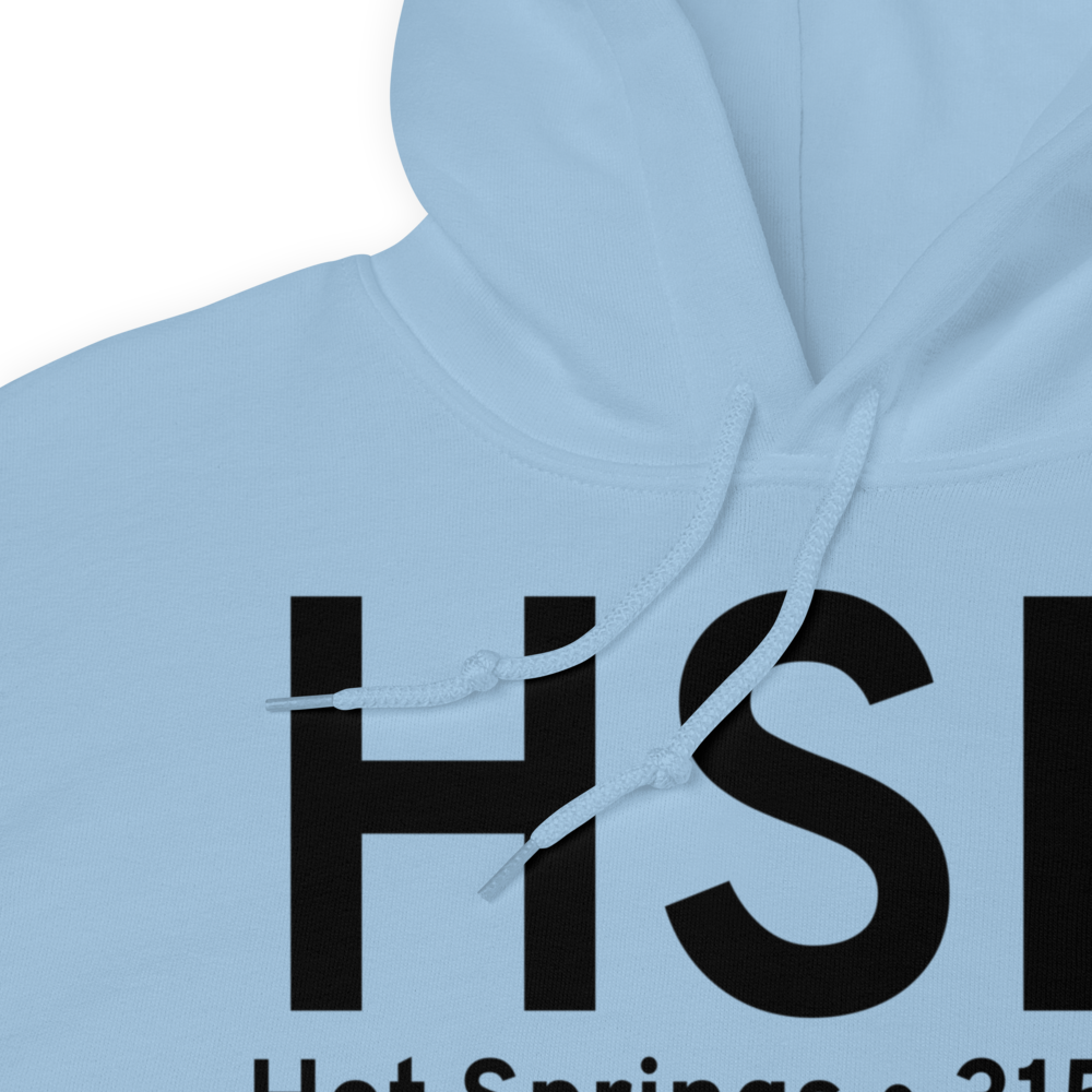 Hot Springs (KHSR) Airport Hoodie Sweatshirt 