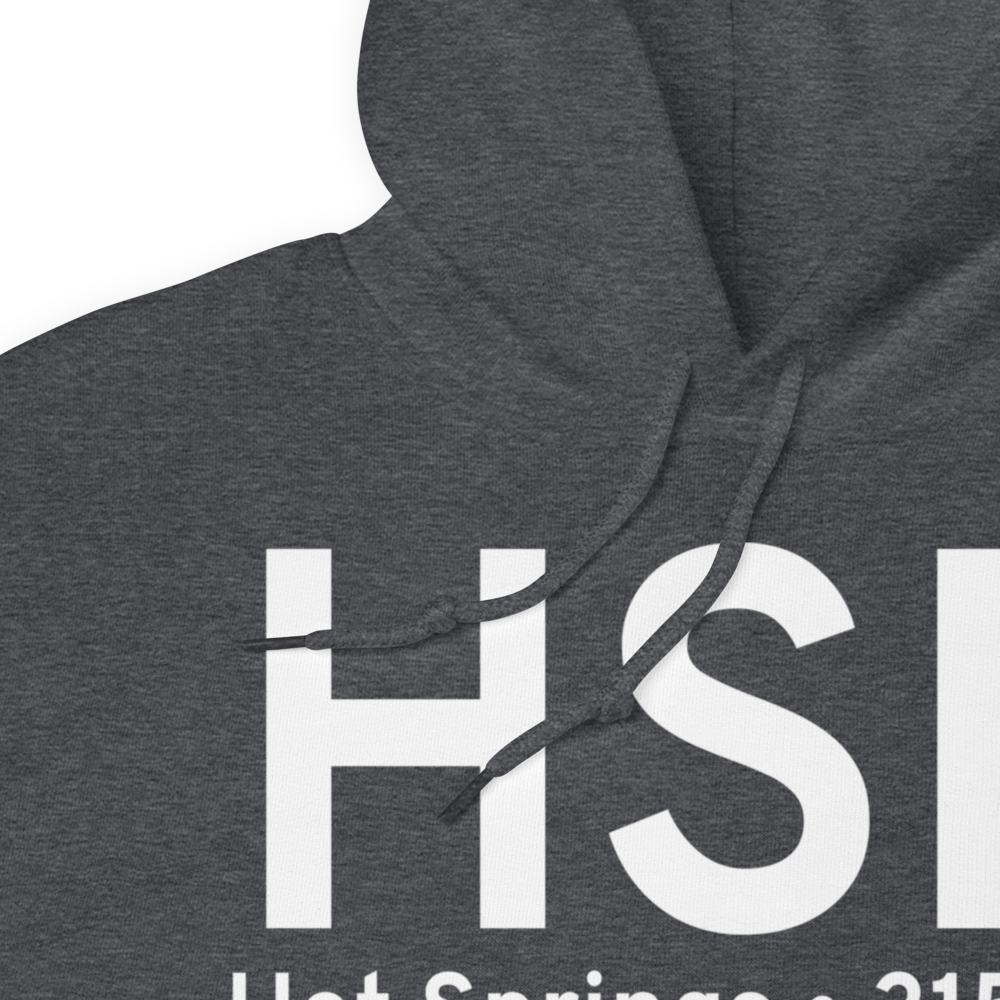 Hot Springs (KHSR) Airport Hoodie Sweatshirt 