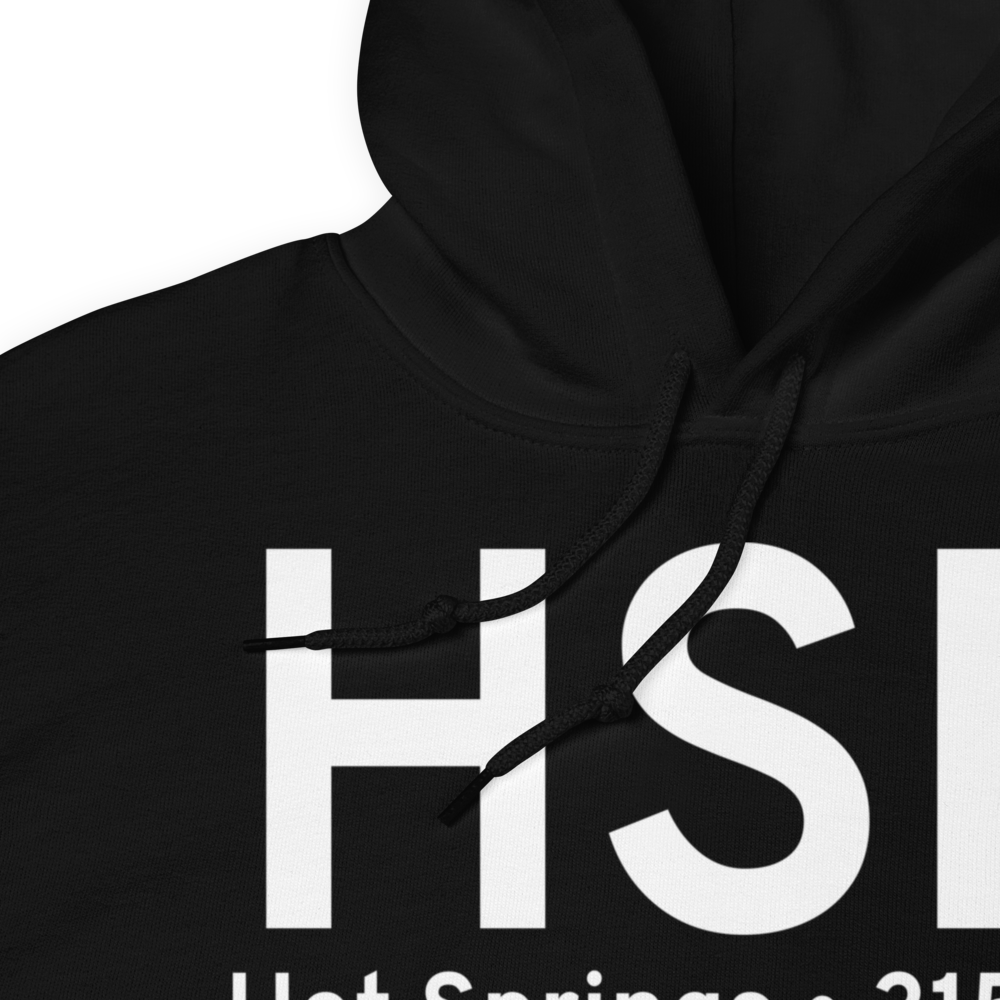 Hot Springs (KHSR) Airport Hoodie Sweatshirt 