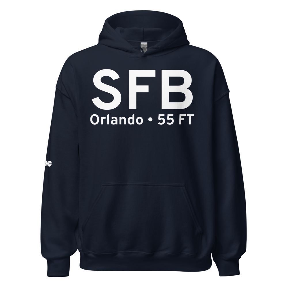 Orlando (KSFB) Airport Hoodie Sweatshirt 